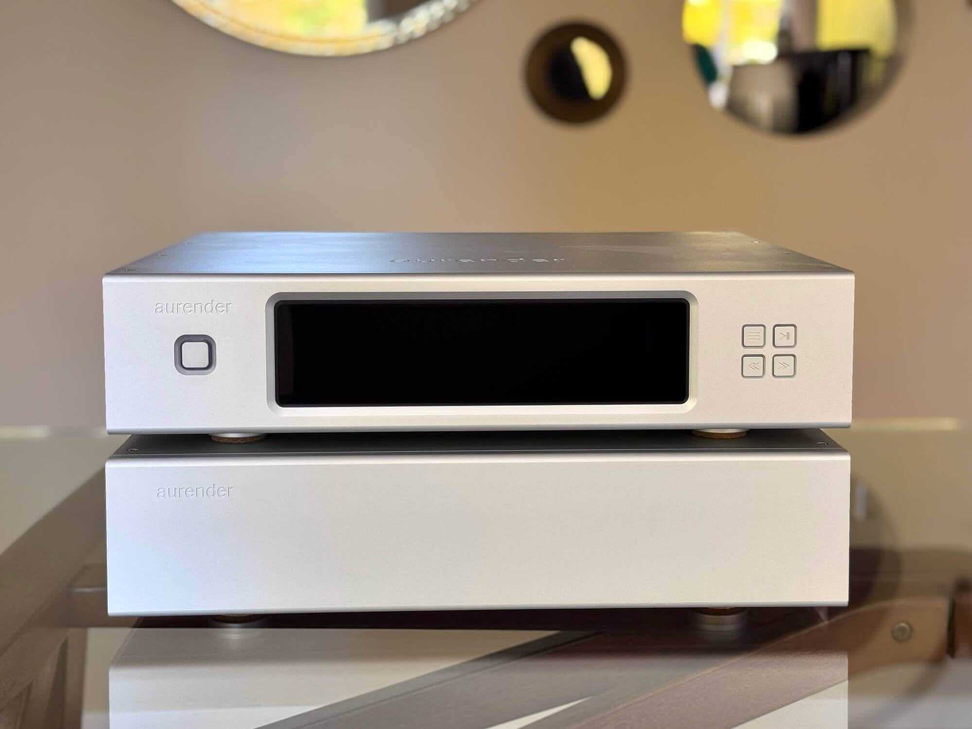 Aurender N30SA Streaming Music Server in Silver