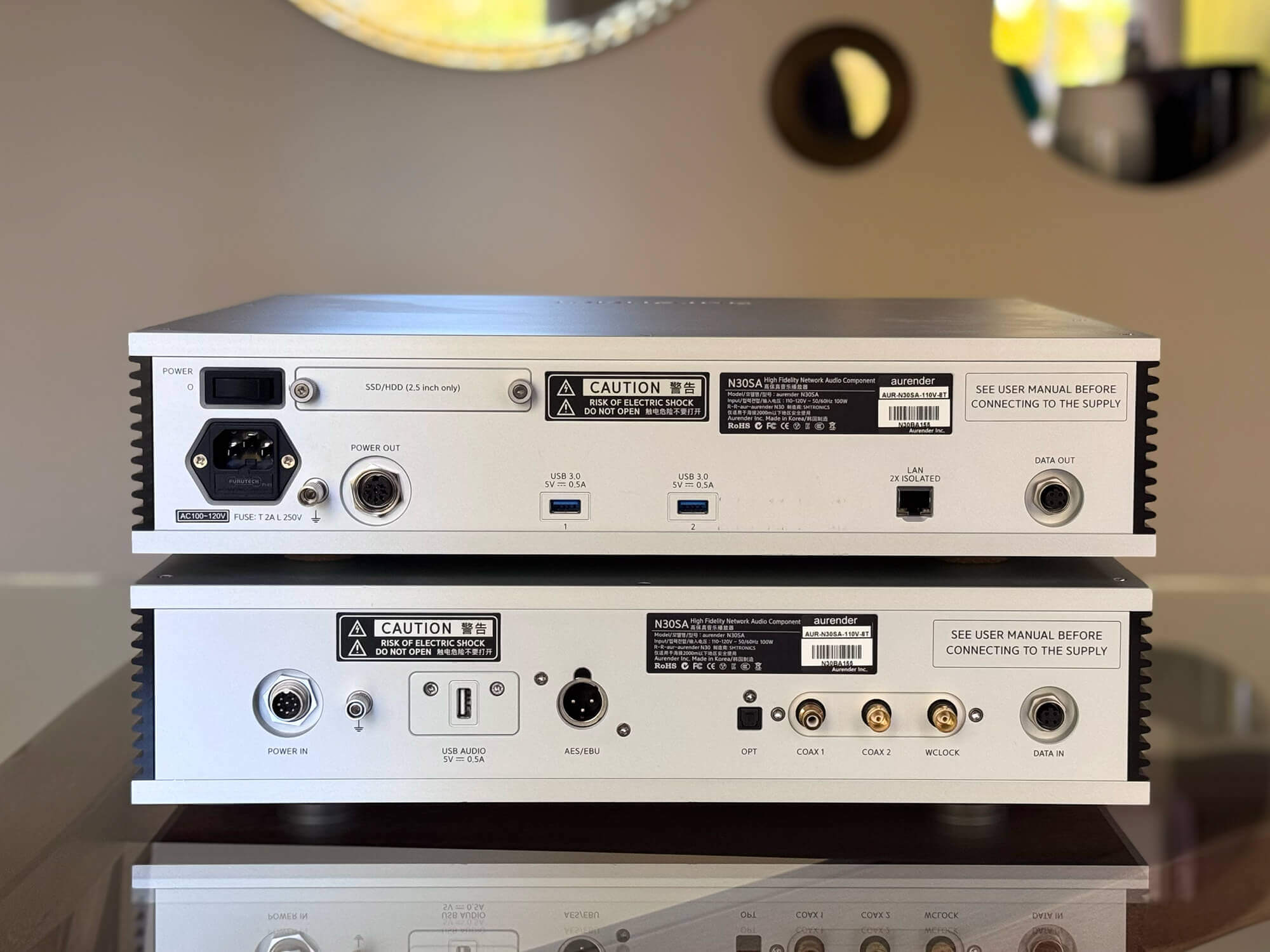 Aurender N30SA Streaming Music Server in Silver - Image 3