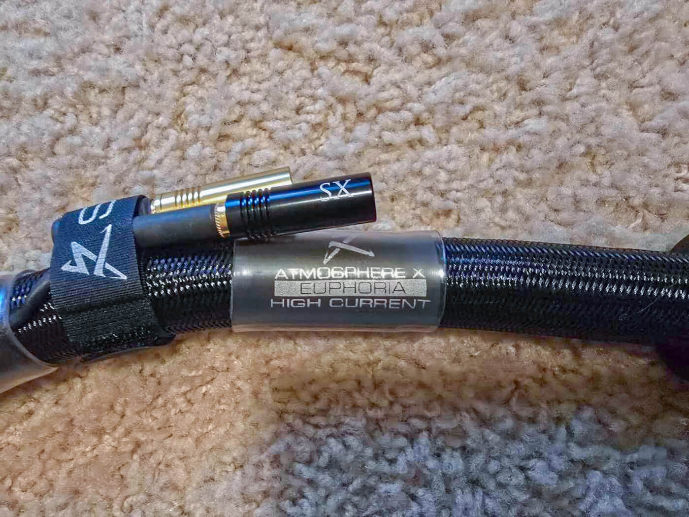 Synergistic Research Atmosphere X Euphoria High Current 5ft 20A Power Cable w/ Upgrades