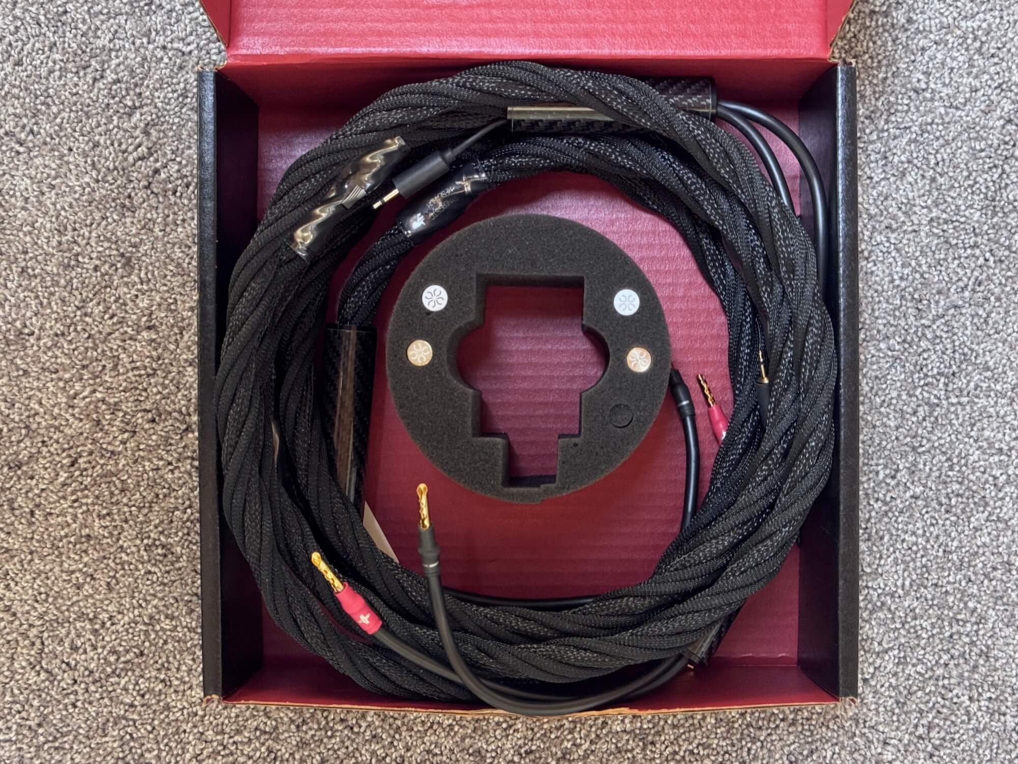 Synergistic Research Atmosphere SX Euphoria 8ft Speaker Cables, Free Shipping! - Image 3