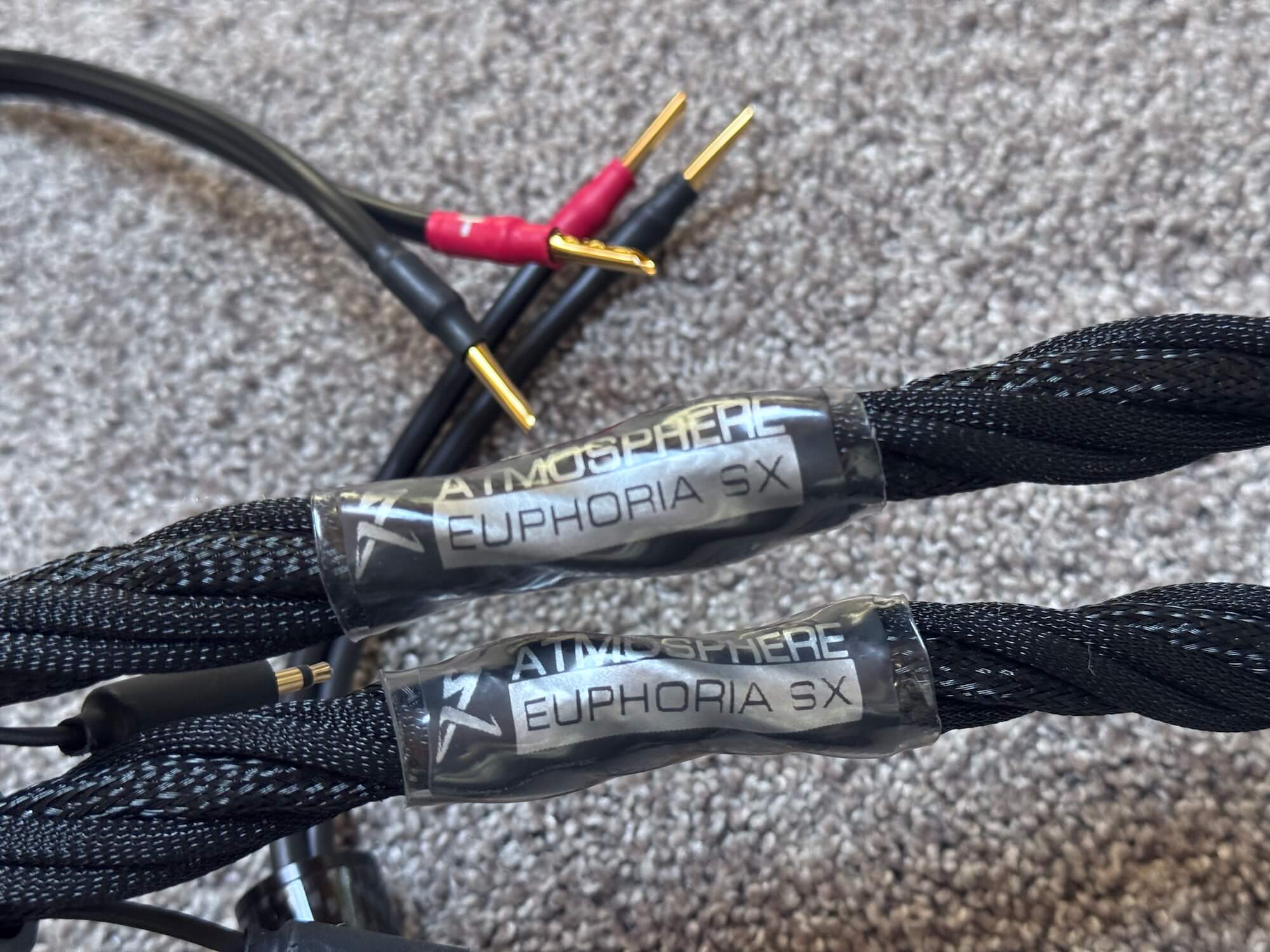 Synergistic Research Atmosphere SX Euphoria 8ft Speaker Cables, Free Shipping!